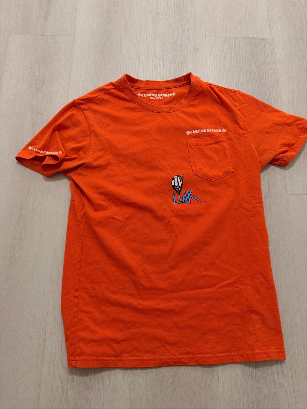 Orange Chrome Hearts Shirt size Large
